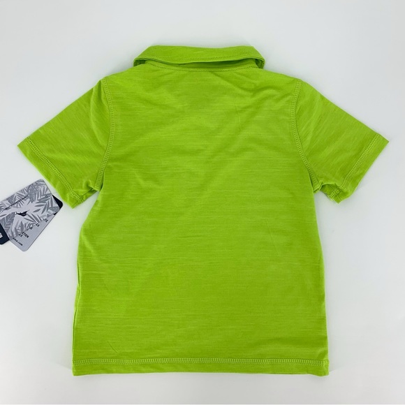 Tommy Bahama Active NWT Boys' Lime Green Short Sleeve Polo Shirt, XS - Picture 4 of 13